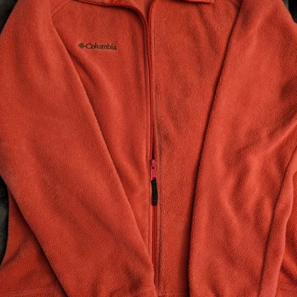 Columbia Women's Pink/Coral Fleece Jacket - Picture 2 of 6